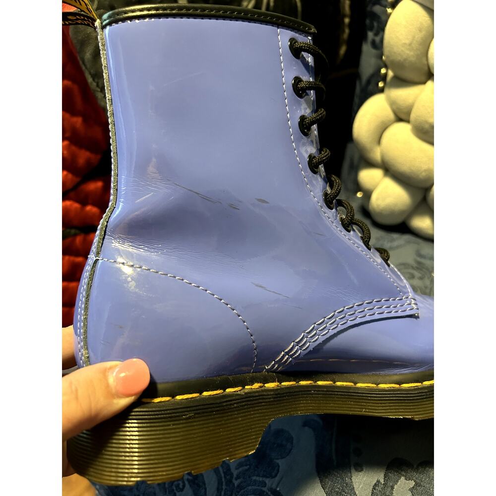 Dr Martens 1460 Hyacinth Blue Patent Leather size 8/EU 39 - Picture 5 of 8
